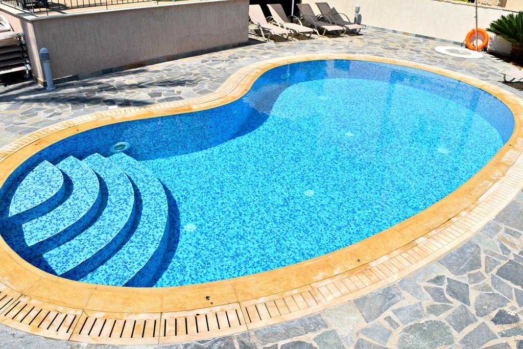 Villa Lalianda Sandy Beach Villas - Private Pool - Jacuzzi - Private Beach Area 폴리스 외부 사진